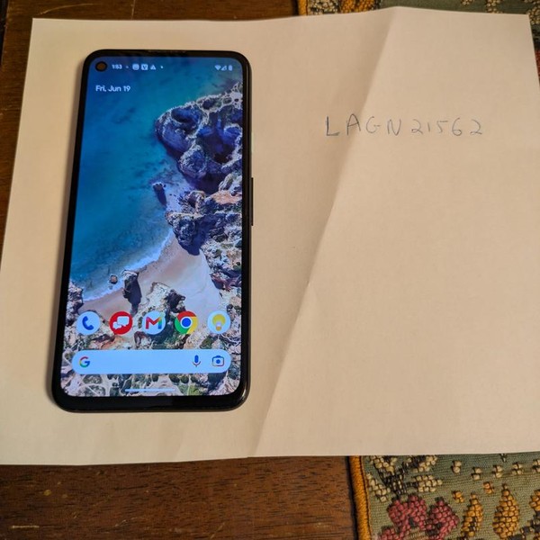 Google Pixel 4a - Verizon, 128 GB, Black, 6 GB, G025J