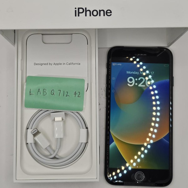 Apple iPhone SE 3rd Gen 2022 - Unlocked, 64 GB, Midnight, A2595