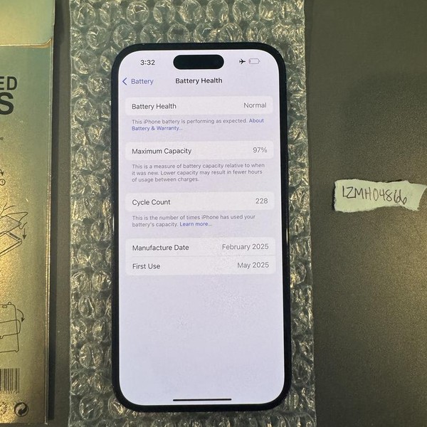 Apple iPhone 15 - Unlocked, 128 GB, Black, A2846