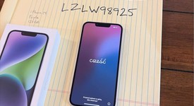 Good
													Apple iPhone 14 - Unlocked, Purple, 128 GB, A2649, photo 1 of 6