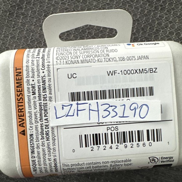 Sony WF-1000XM5 - Black