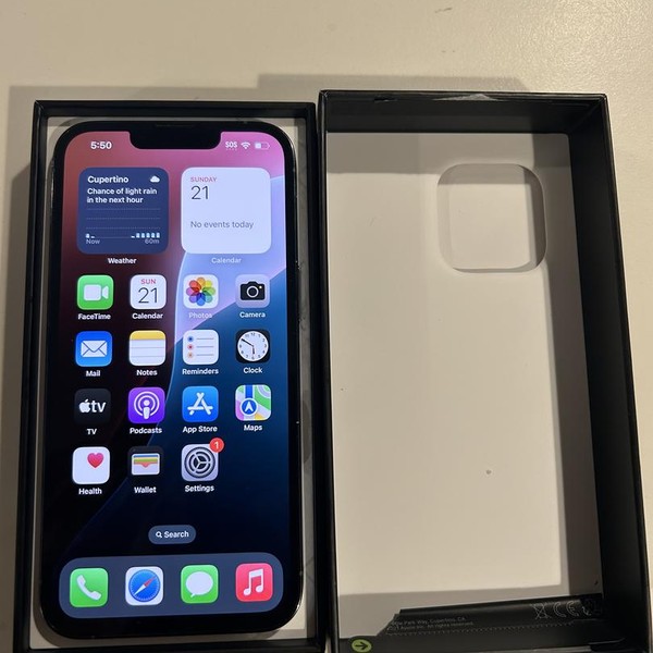 Apple iPhone 13 Pro - Unlocked, 256 GB, Sierra Blue, A2483