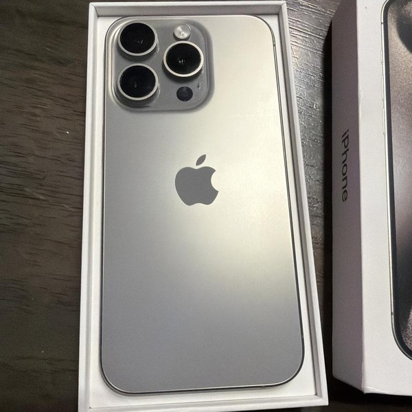 Apple iPhone 15 Pro - Unlocked, 128 GB, Natural, A2848