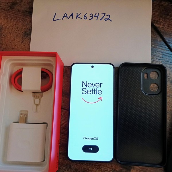 OnePlus 15R - Unlocked, 256 GB, Charcoal Black, 12 GB