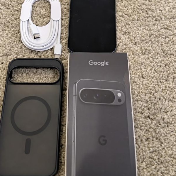 Google Pixel 9 Pro XL - Unlocked, 128 GB, Obsidian, 16 GB, GGX8B