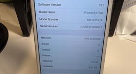 Good
													Apple iPhone 6S Plus - Unlocked, Silver, 16 GB, A1687, photo 4 of 6