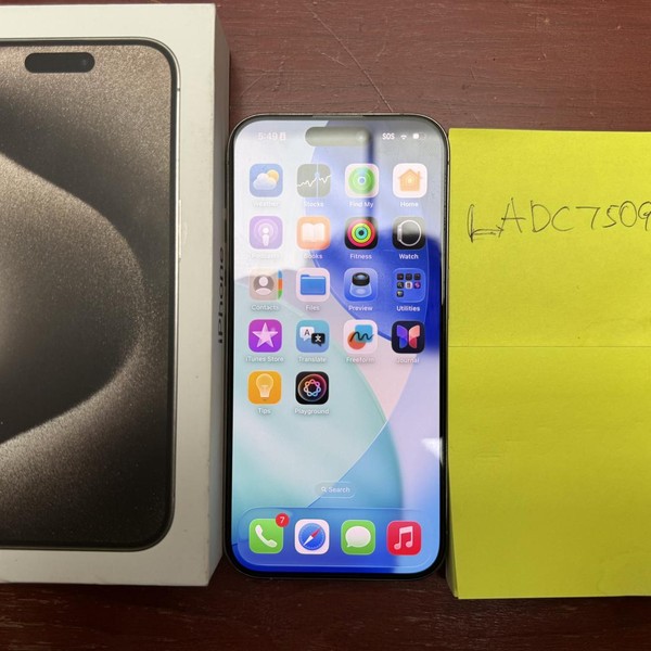 Apple iPhone 15 Pro - Unlocked, 256 GB, Natural, A2848