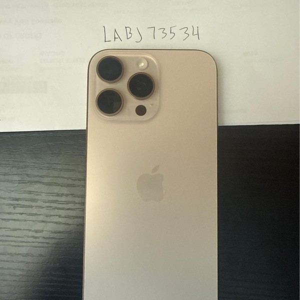 Apple iPhone 16 Pro Max - Unlocked, 256 GB, Desert, A3084