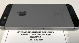 Good
													Apple iPhone SE 1st Gen 2016 - Unlocked, Grey, 64 GB, A1662, photo 5 of 7