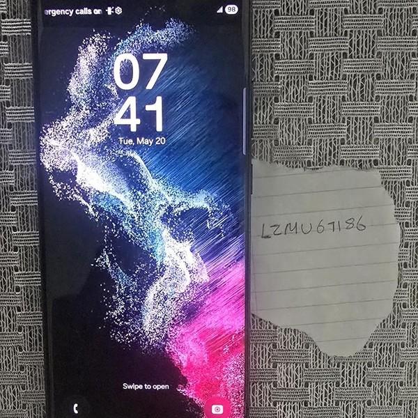 Samsung Galaxy S22 Ultra - AT&T, 512 GB, Black, 12 GB, SM-S908U