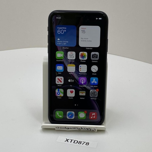 Apple iPhone Xr - Unlocked, Black, 64 GB, A1984