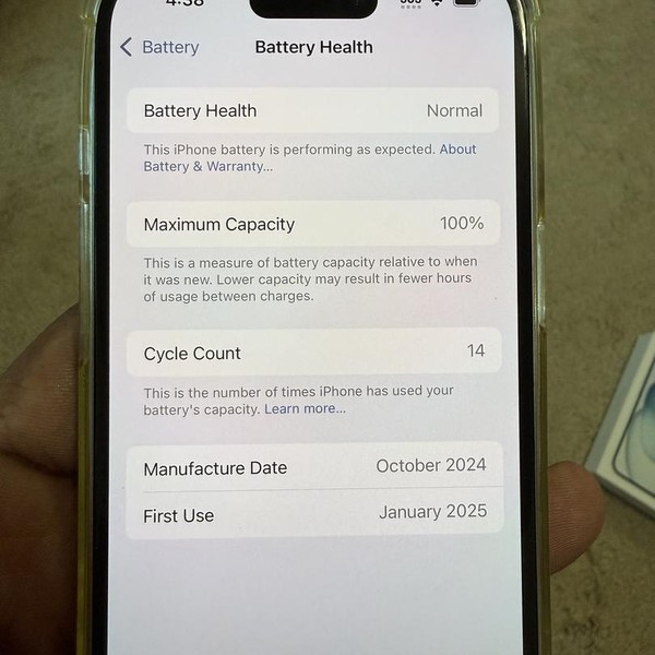 Apple iPhone 15 - Unlocked, 128 GB, Blue, A2846