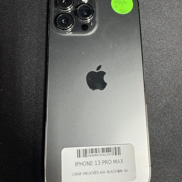 Apple iPhone 13 Pro Max - Unlocked, 128 GB, Graphite, A2484