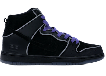 Nike SB Dunk High Black Purple Box for sale