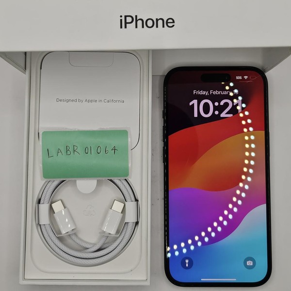 Apple iPhone 15 - Unlocked, 128 GB, Black, A2846