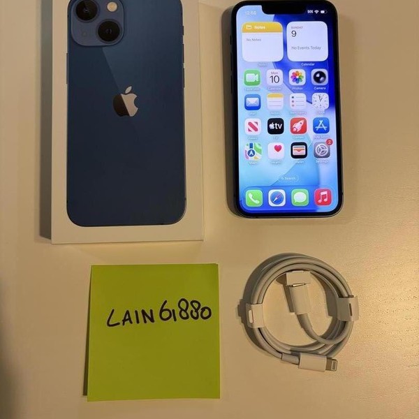 Apple iPhone 13 Mini - Unlocked, 128 GB, Blue, A2481