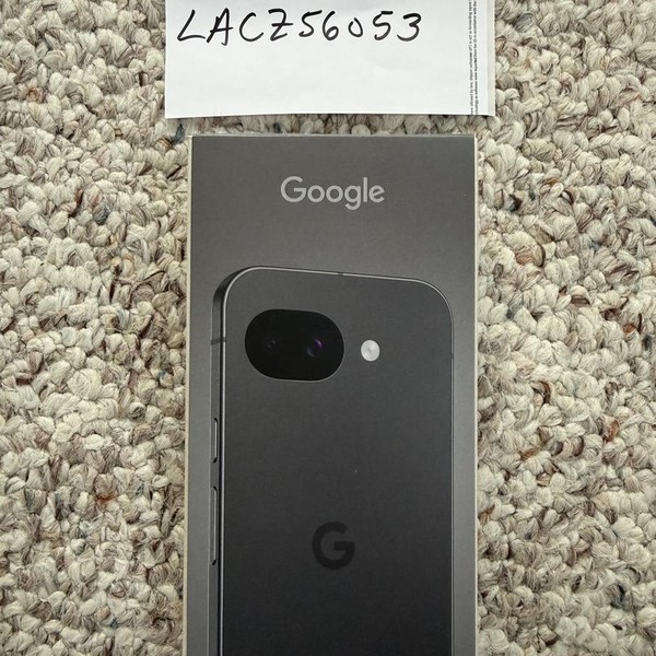 Google Pixel 10a - Unlocked, 128GB, Obsidian, GE1GQ - LACZ56053 - Swappa