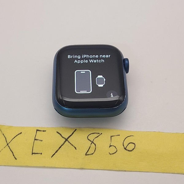 Apple Watch Series 7 41mm - Unlocked, Blue, A2475 - Cellular, Aluminum