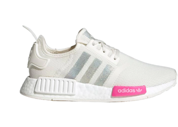 adidas NMD R1 Core White Screaming Pink (Youth) for sale