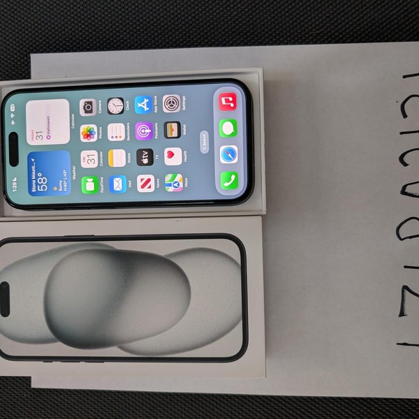 Apple iPhone 15 - Unlocked, 128 GB, Black, A2846