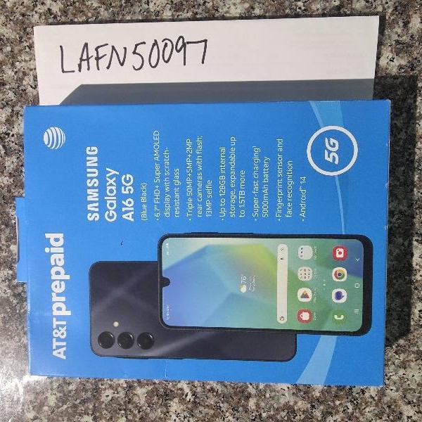 Samsung Galaxy A16 5G - AT&T, 128 GB, Blueblack, 4 GB