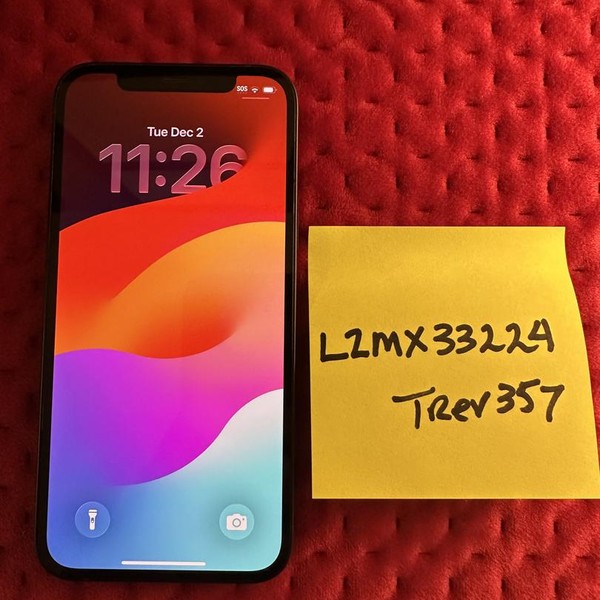 Apple iPhone 12 - AT&T, 128 GB, Black, A2172