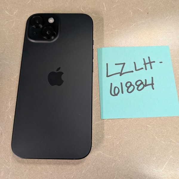 Apple iPhone 15 - Unlocked, 128 GB, Black, A2846