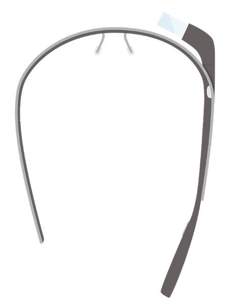 Google Glass - Wearable, 8 GB, Grey