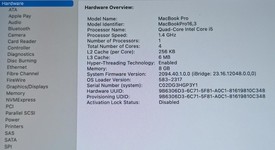 Good
													MacBook Pro 2020 - 13" - I5, Silver, 256 GB, 8 GB, photo 4 of 9