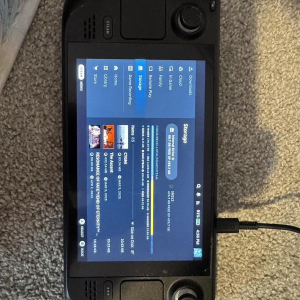 Steam Deck - 512 GB, Black, 16 GB, AMD