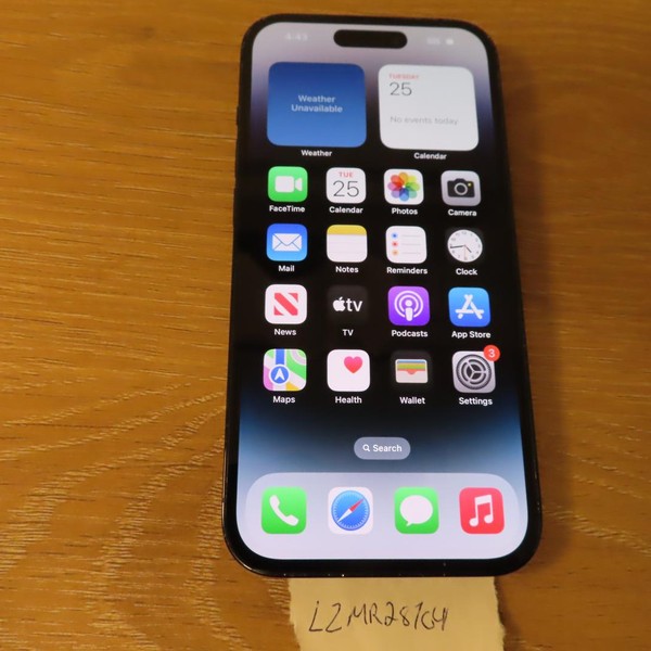 Apple iPhone 14 Pro - Unlocked, 128 GB, Black, A2650