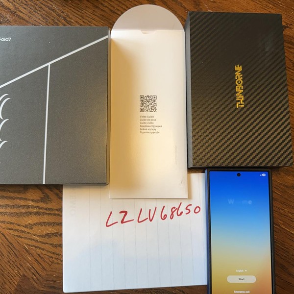 Samsung Galaxy Z Fold7 - Unlocked, 512 GB, Blue Shadow, 12 GB, SM-F966U1