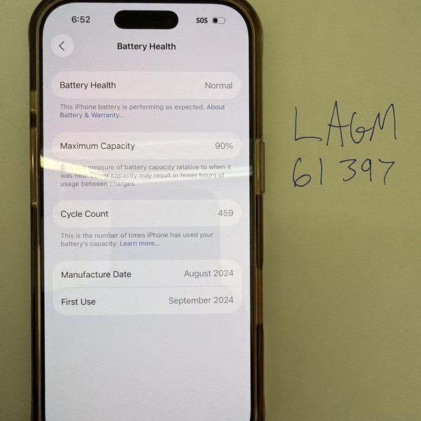 Apple iPhone 16 Pro - Unlocked, 256 GB, White, A3083