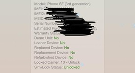 New
													Apple iPhone SE 3rd Gen 2022 - Unlocked, Midnight, 64 GB, A2595, photo 3 of 4