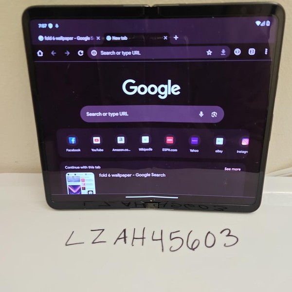 Google Pixel Fold - Unlocked, 256 GB, Obsidian, 12 GB, G9FPL