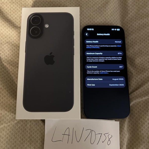 Apple iPhone 17 - Unlocked, 256 GB, Black, A3258