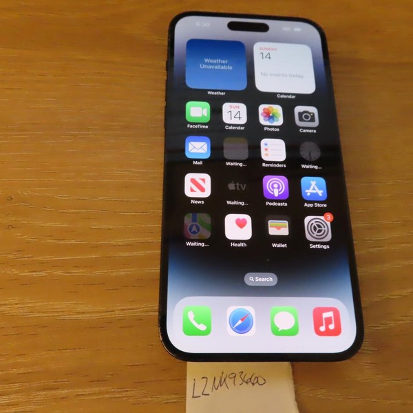 Apple iPhone 14 Pro Max - Unlocked, 256 GB, Black, A2651