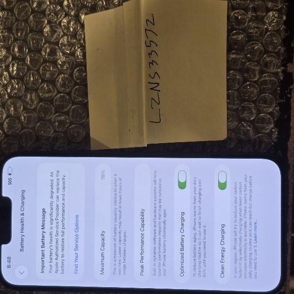 Apple iPhone 14 Plus - Unlocked, 128 GB, Midnight, A2632