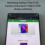 Mint Samsung Galaxy Z Fold4 5G - T-Mobile, 512 GB, Gray, 12 GB, SM-F936U