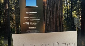 Good
													MacBook Pro 2018 (With Touch Bar) - 15" - I7, Gray, 1 TB, 32 GB, photo 1 of 7