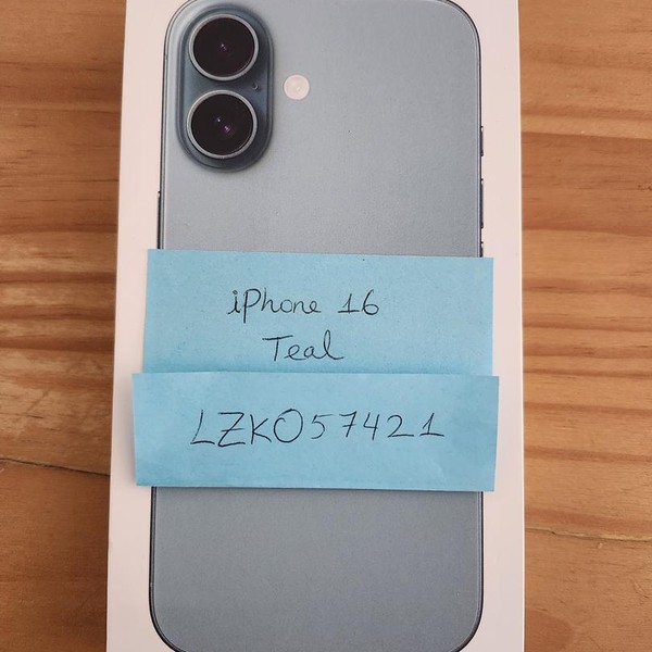 Apple iPhone 16 - T-Mobile, 128 GB, Teal, A3081