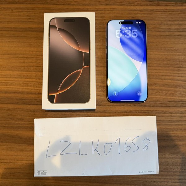 Apple iPhone 16 Pro Max - Unlocked, 1 TB, Desert, A3084