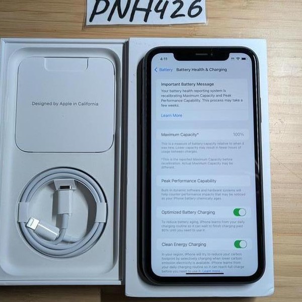 Apple iPhone 11 - Unlocked, 64 GB, Black, A2111