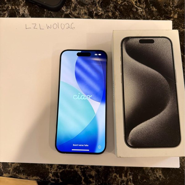 Apple iPhone 15 Pro - Unlocked, 128 GB, White, A2848