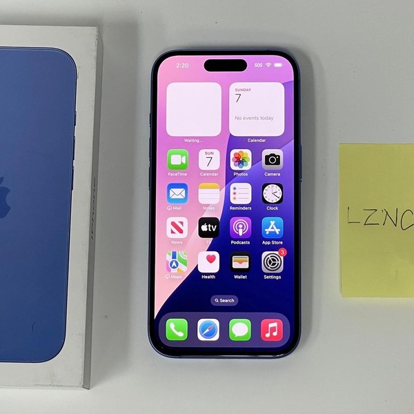 Apple iPhone 16 - Verizon, 128 GB, Ultramarine, A3081