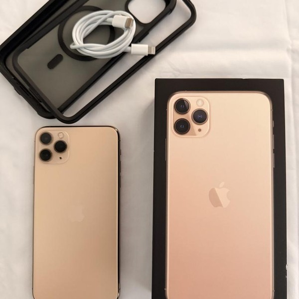 Apple iPhone 11 Pro Max - Unlocked, 64 GB, Gold, A2161