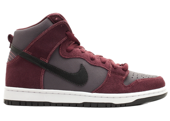 Nike SB Dunk High Deep Burgundy Gridiron for sale