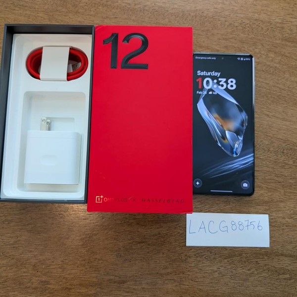 OnePlus 12 - Unlocked, 256 GB, Black, 12 GB, CPH2583