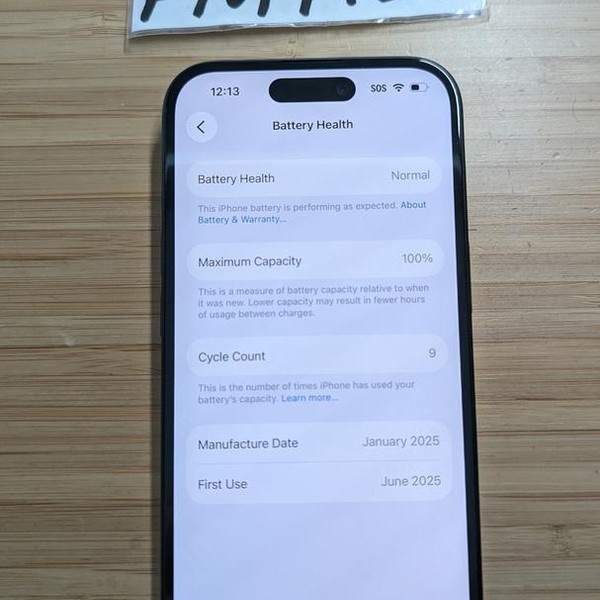 Apple iPhone 15 - Unlocked, 128 GB, Black, A2846