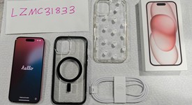 Mint
													Apple iPhone 15 - Unlocked, Pink, 256 GB, A2846, photo 1 of 13